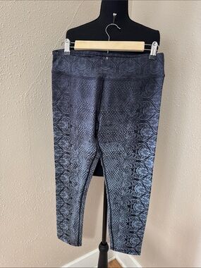Prana Black Patterned Women's Leggings